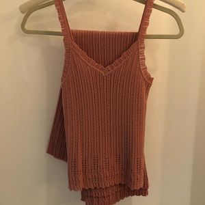 Christian Dior shawl and tank